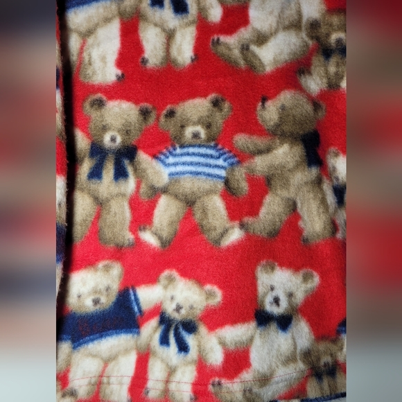 Vintage Rare Bear Fleece Hoodie by KloZ For Kids - Picture 3 of 7